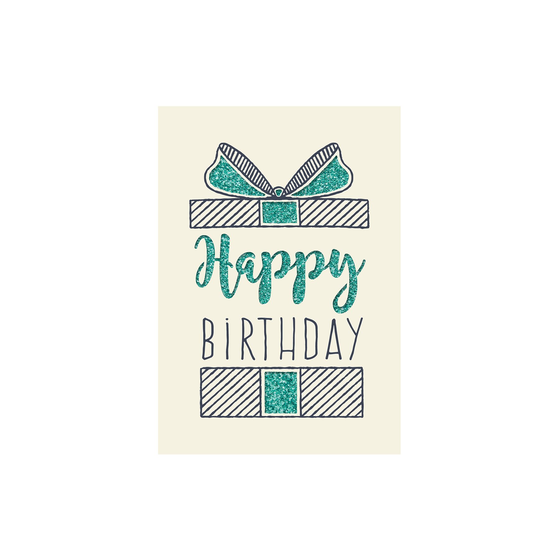 Gespaensterwald Card Paper Deluxe Happy Birthday, gift