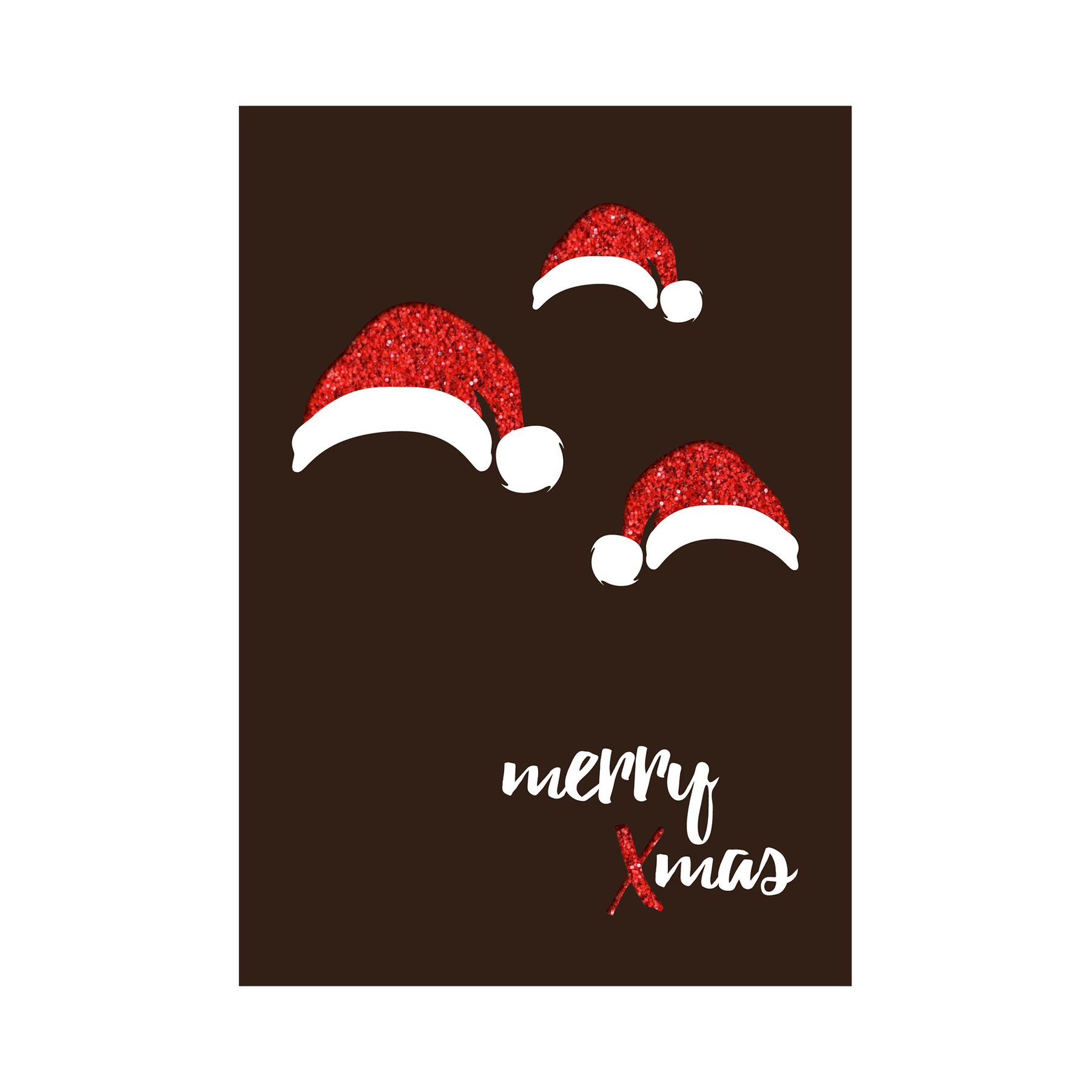 Gespaensterwald Greeting card Merry Xmas, luxury paper