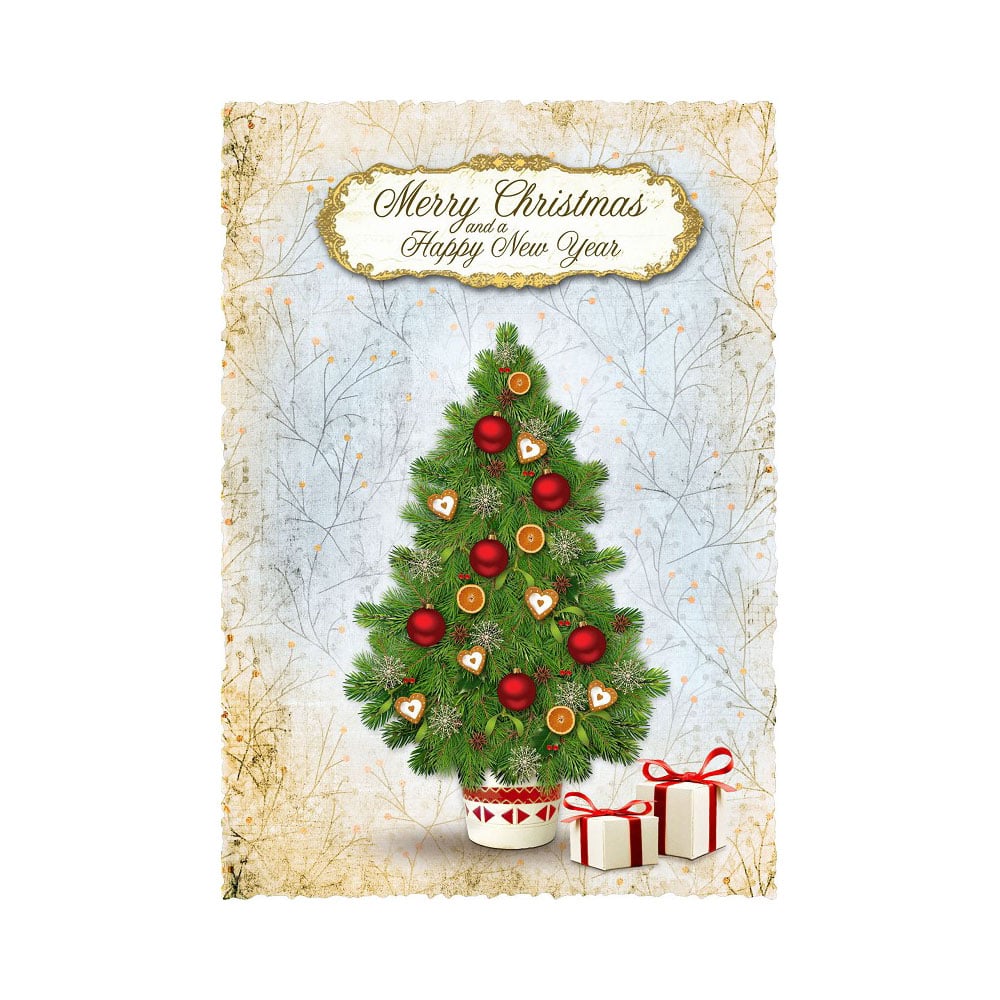 Gespaensterwald Card Merry Christmas and Happy New Year