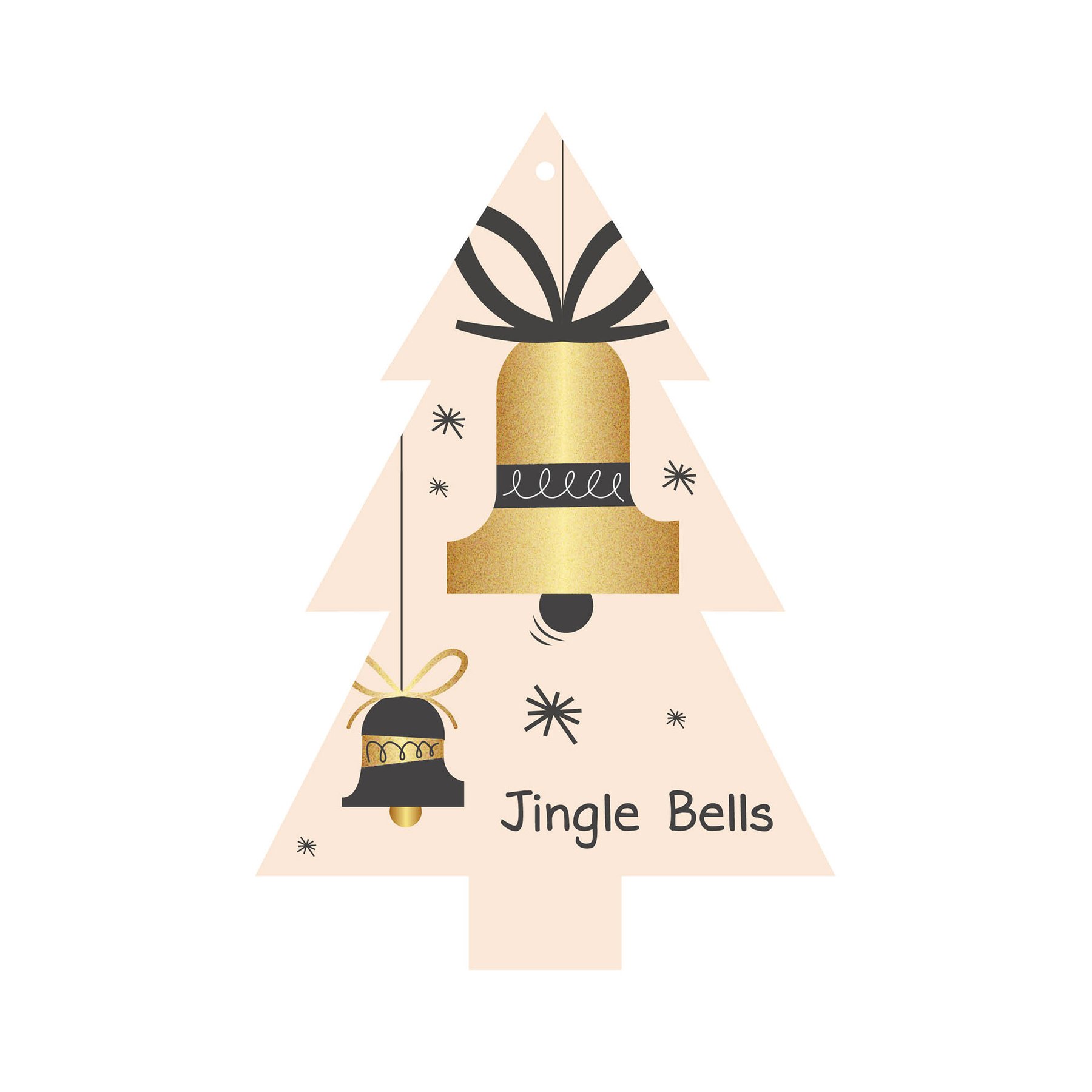 Gespaensterwald Card-Tag Tree, Jingle Bells
