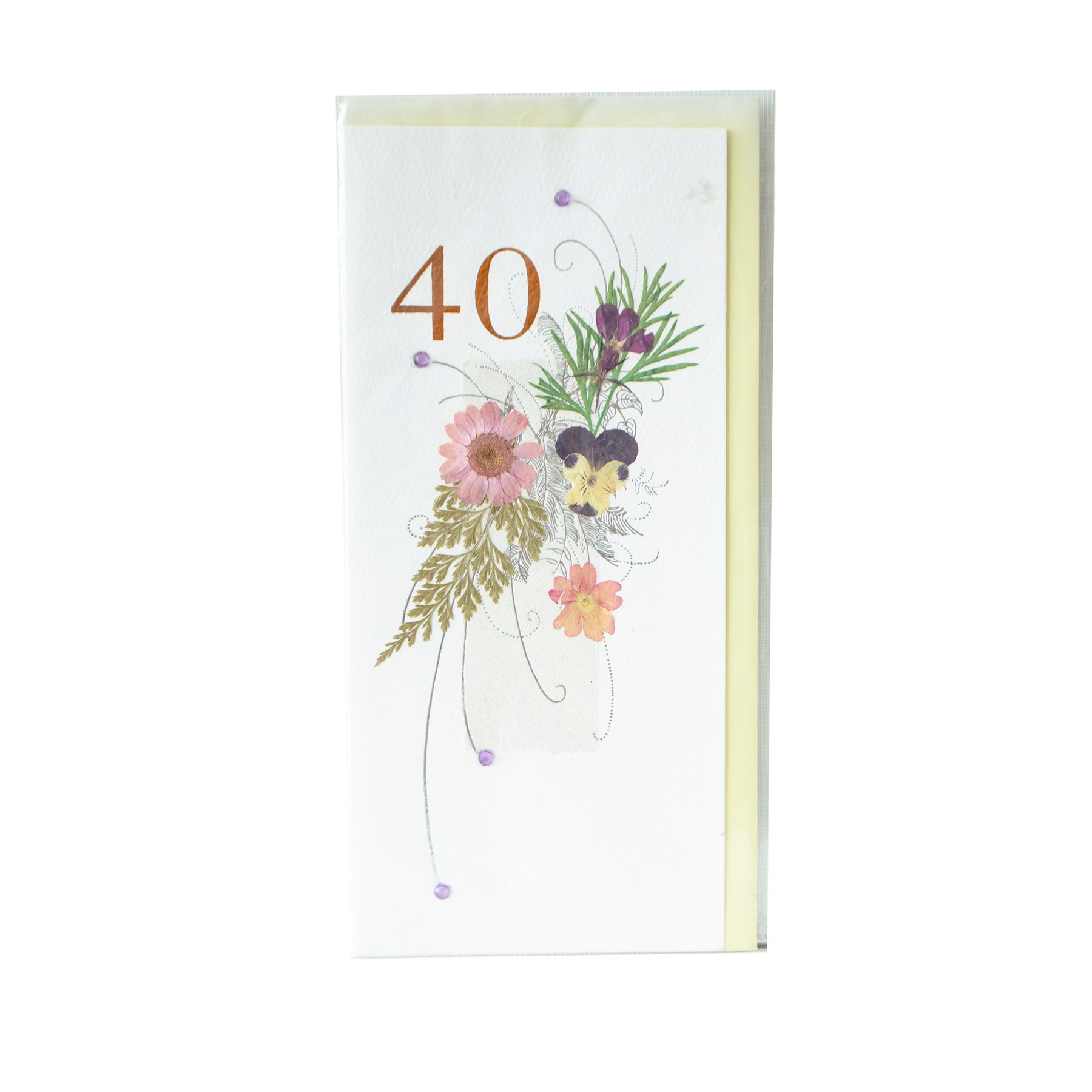 Emma Card Delux, C6, floral