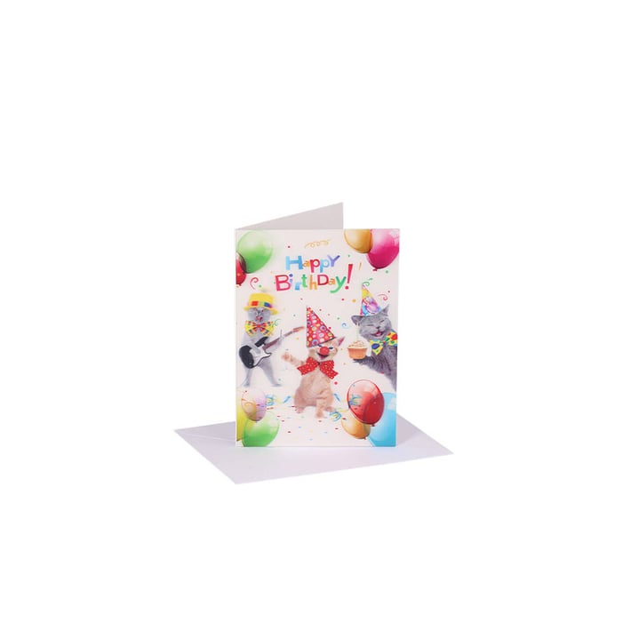 Festa Greeting Card, Happy Birthday, assorted, 1 pc