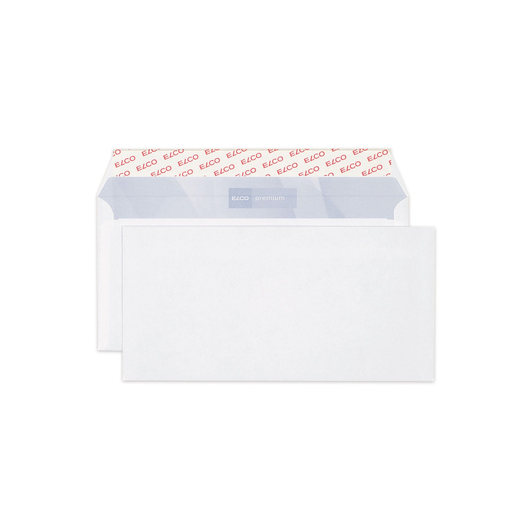 Elco Envelopes C6/5, 114 x 229 mm, 80 g, straight flap, self-seal, white, 200 pcs