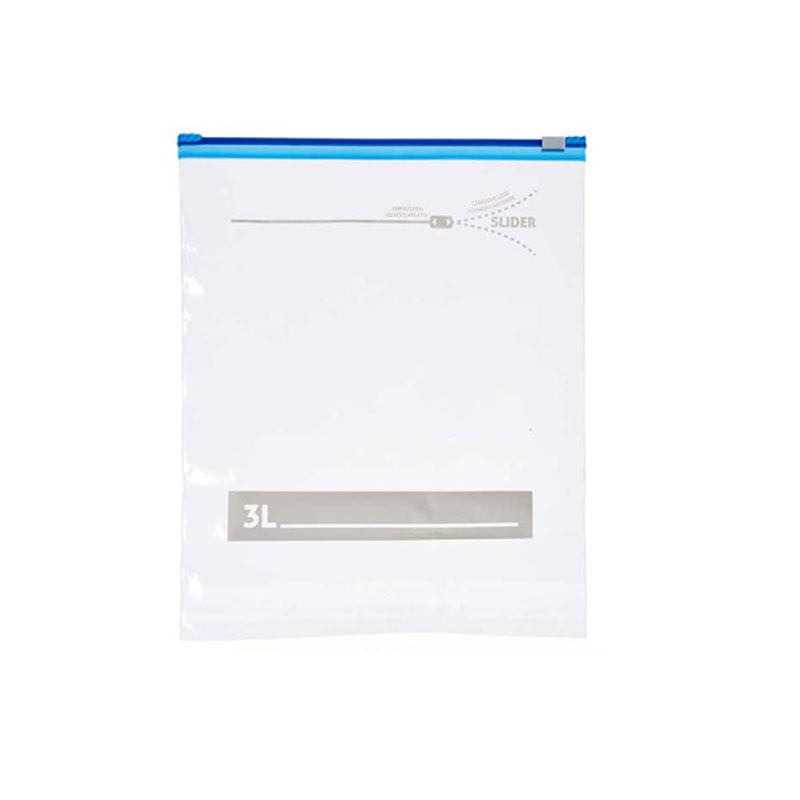 Leknes multipurpose bags, with zipper, 25 x 30+2.5 cm, 3 L, 15 pcs