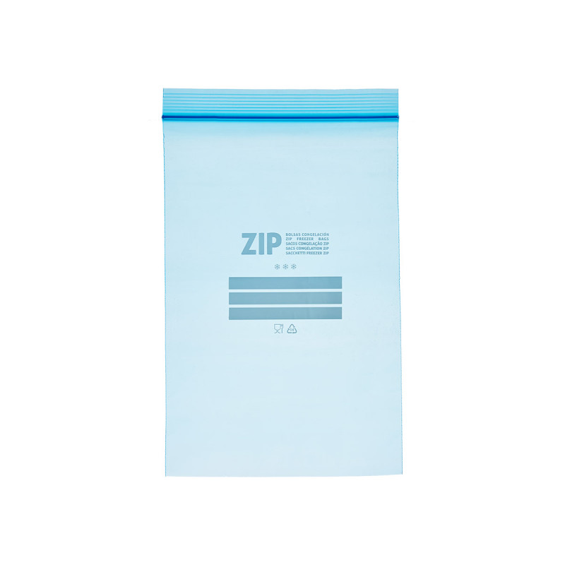 Leknes freezer bags, with zipper, small, 17 x 25+2 cm, 20 pcs