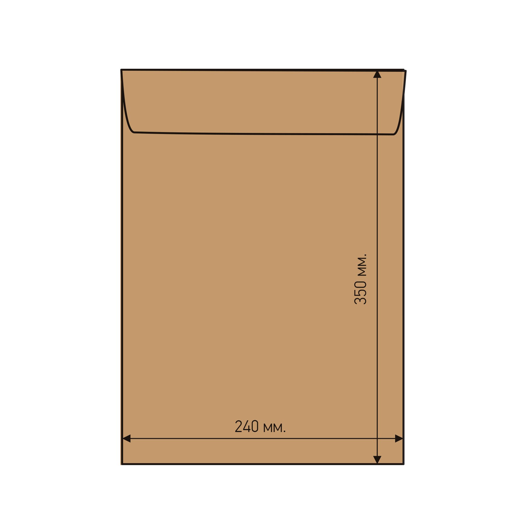 Airpoc Bubble Envelope F/16, 350 x 240 mm, with self-adhesive strip, brown