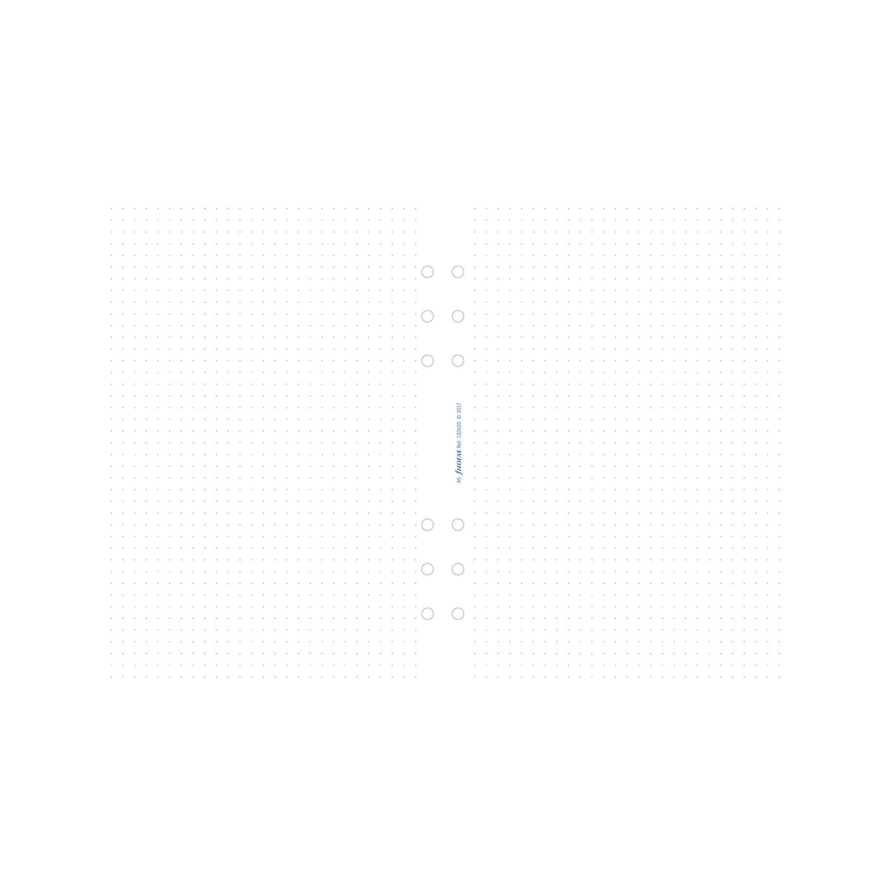 Filofax Organizer Refill, A5, dotted, 30 sheets