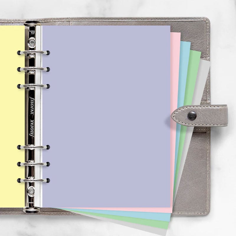 Filofax Organizer Refill Pastel, A5, colored