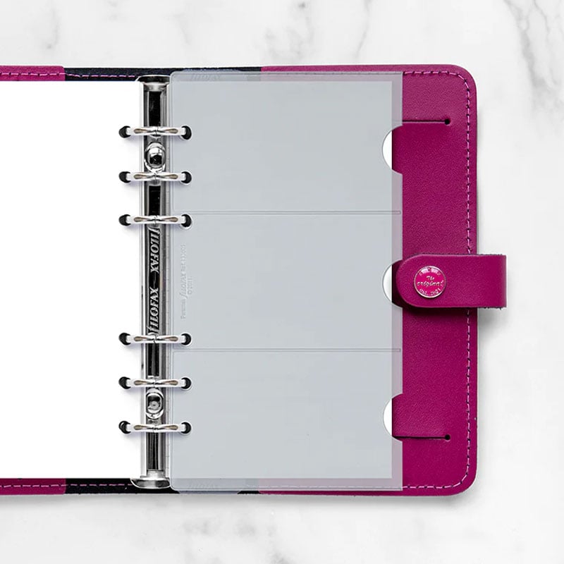 Filofax Business card holder Personal, transparent