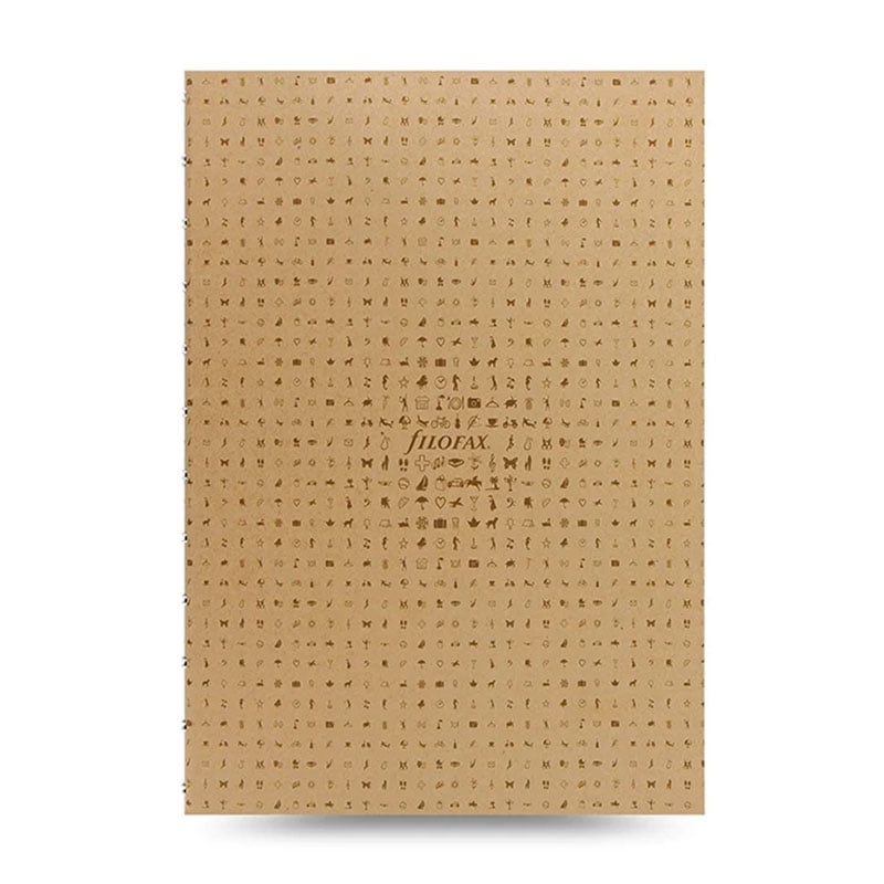 Filofax Notebook Refill A5, Ruled, Brown