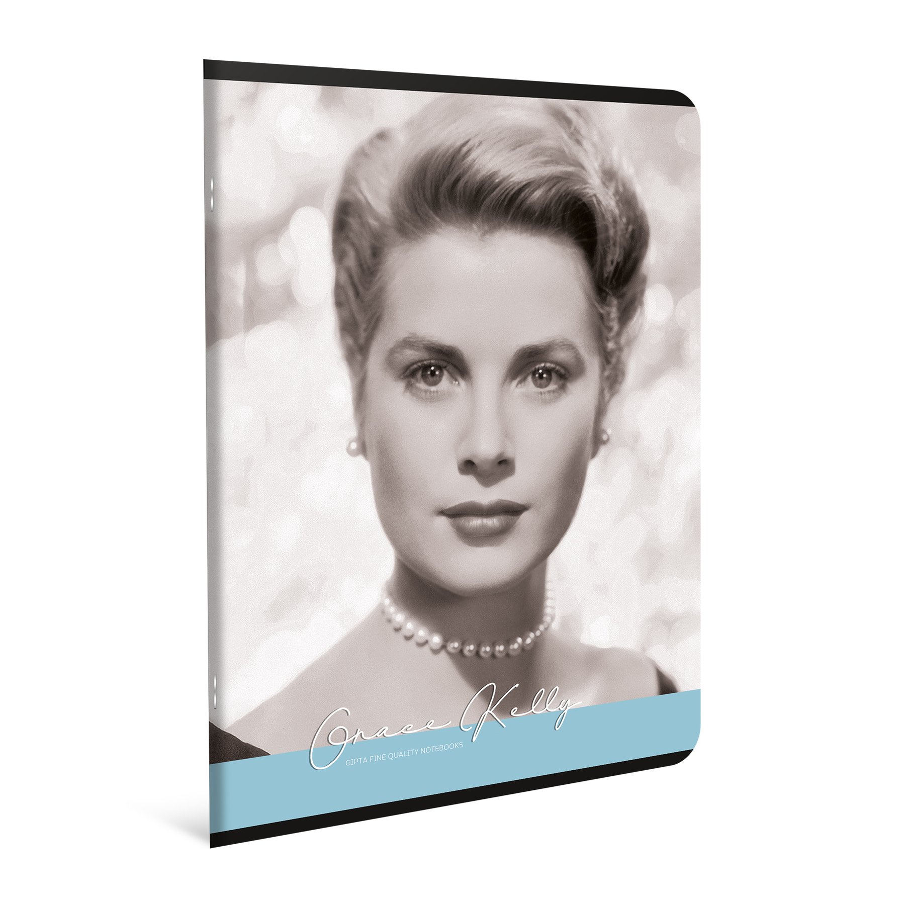 Gipta Notebook All Time, cream paper, wide ruled, cardboard cover, stitched with staples, 17 x 24 cm, 60 sheets