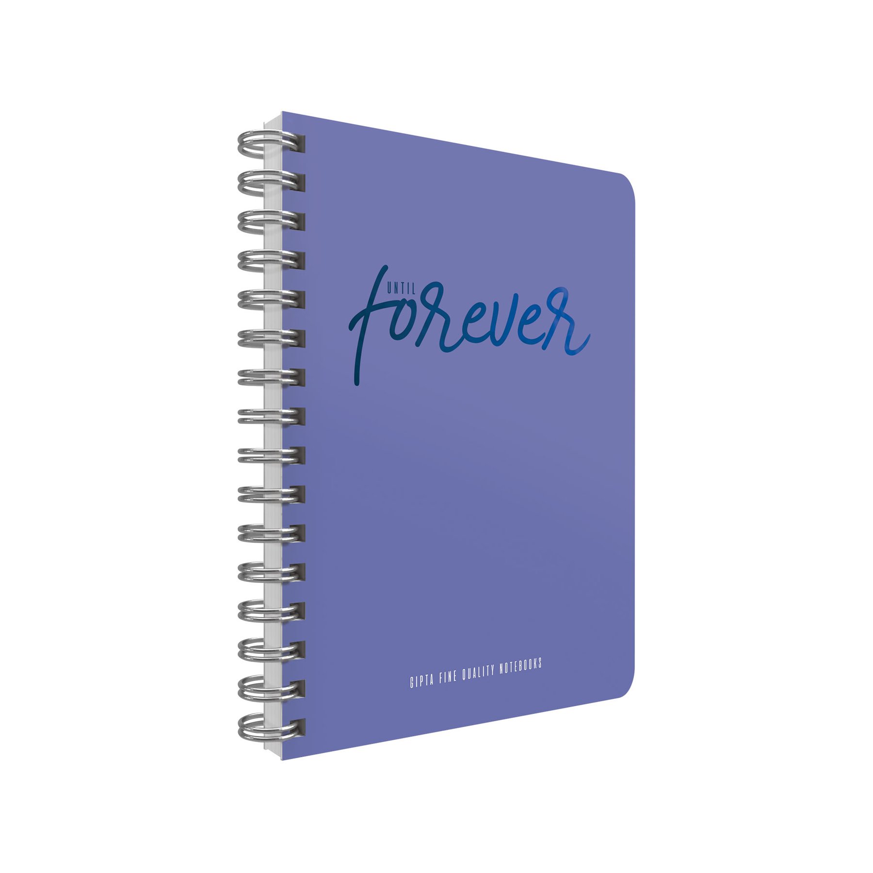 Gipta Notebook Until, 17 x 24 cm, cream paper, wide ruled, hard cover, spiral, 120 sheets
