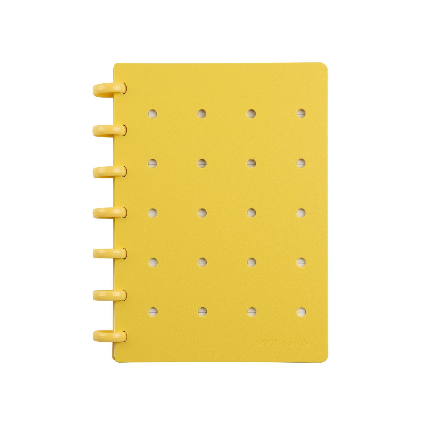Sworld Notebook ME, A5, spiral, 80 sheets, with 2 accessories, yellow