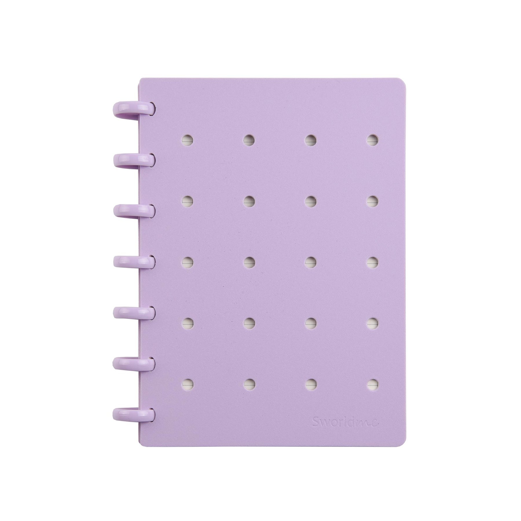 Sworld Notebook ME, A5, spiral, 80 sheets, with 2 accessories, purple