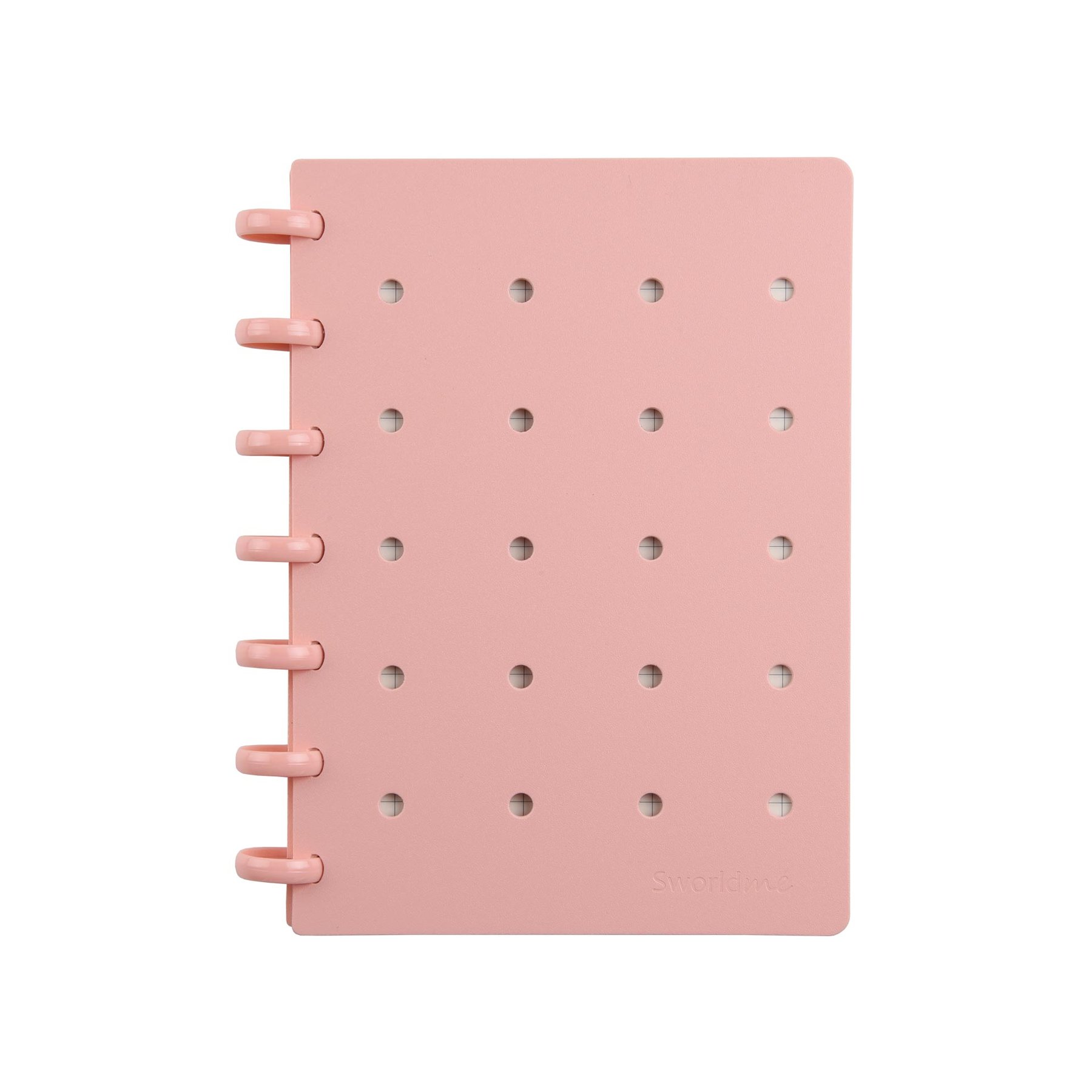 Sworld Notebook ME, A5, spiral, 80 sheets, with 2 accessories, pink