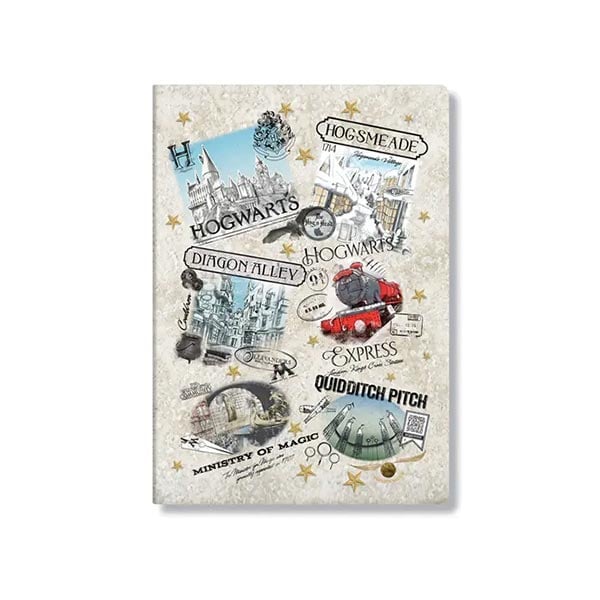 Paperblanks Notebook The Wizarding World, A6, squared, 40 sheets