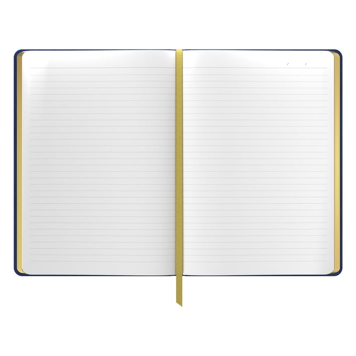 Art Pioneer Тетрадка Velvet Executive, A5, корица кадифе, 96 листа, синя