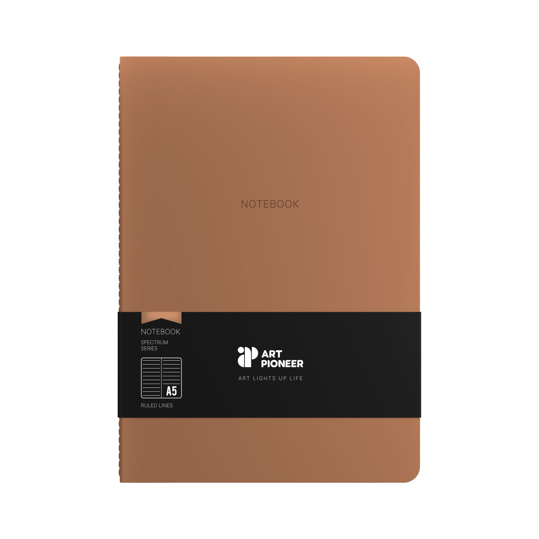 Art Pioneer Notebook Velvet Executive, A5, stitched, 64 sheets, beige
