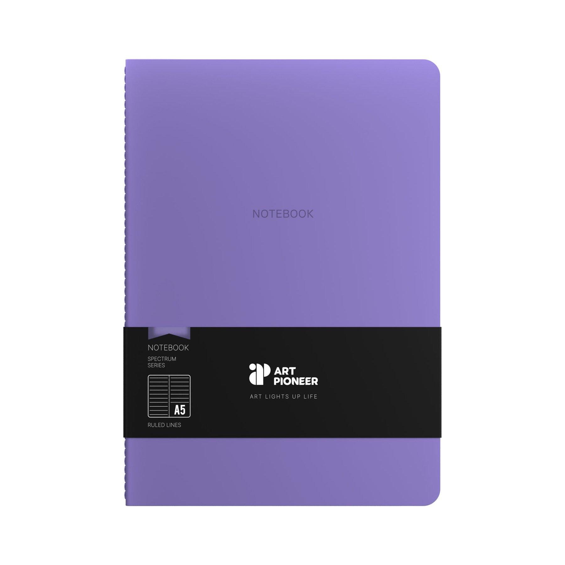 Art Pioneer Notebook Velvet Executive, A5, stitched, 64 sheets, purple