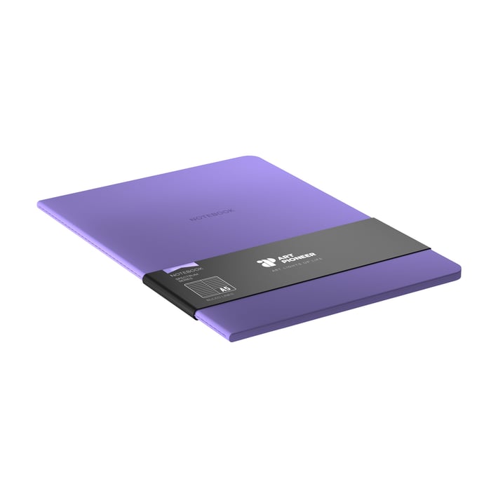 Art Pioneer Тетрадка Velvet Executive, A5, шита, 64 листа, лилава