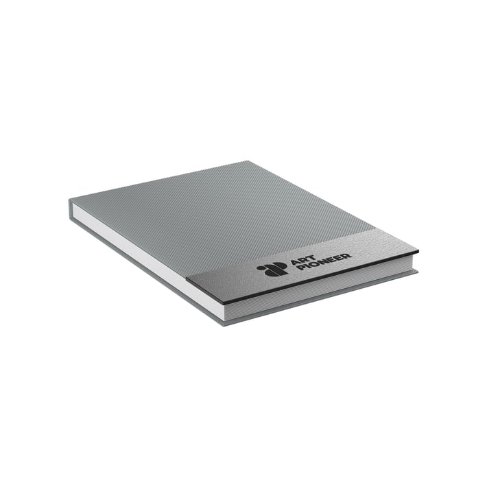 Art Pioneer Тетрадка Seamless Fusion, A6, твърда корица, 96 листа, сива