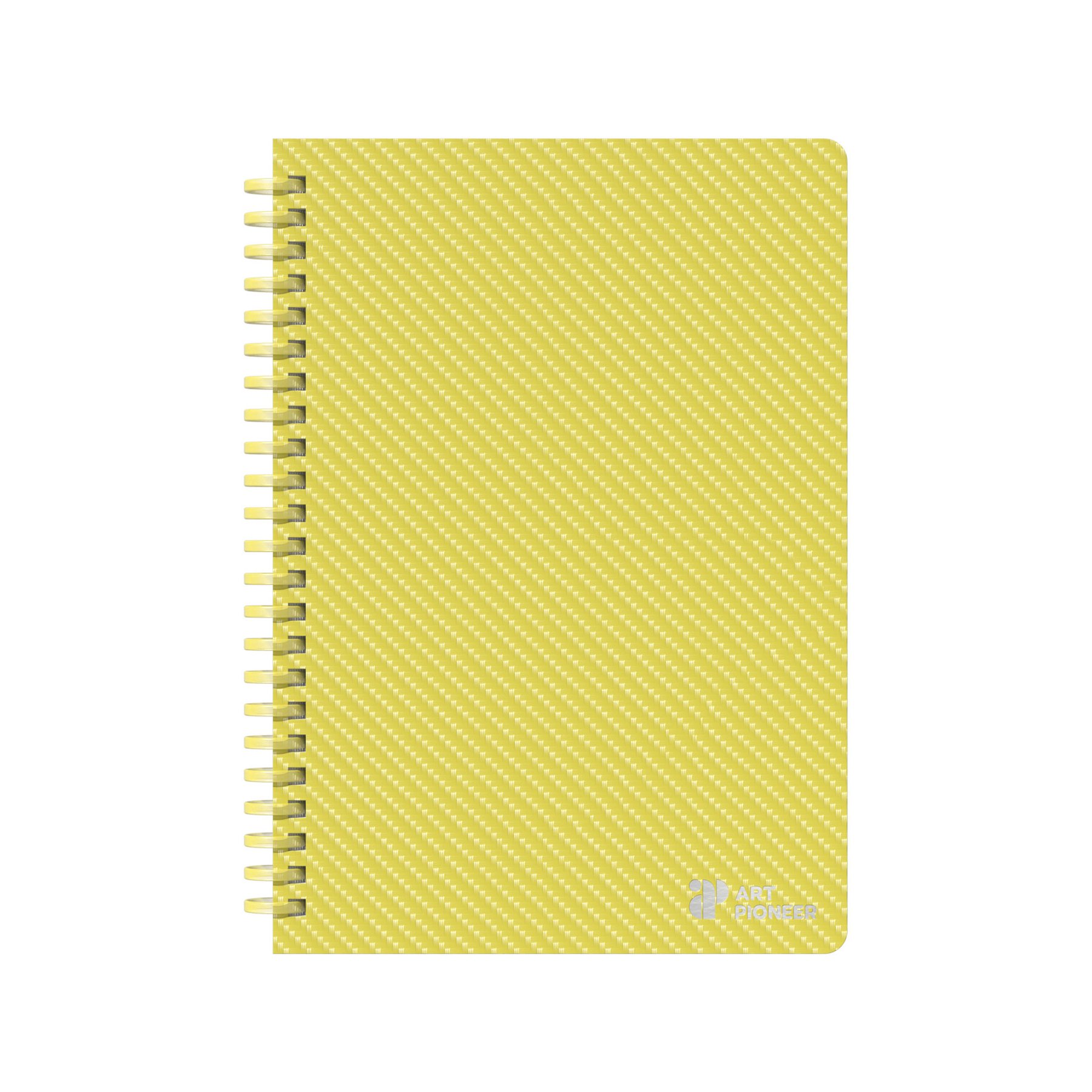 Art Pioneer Notebook College, A5, yellow offset paper, spiral-bound, 80 sheets, yellow