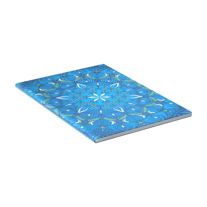 Art Pioneer Тетрадка, A5, шита, широки редове, 64 листа, синя