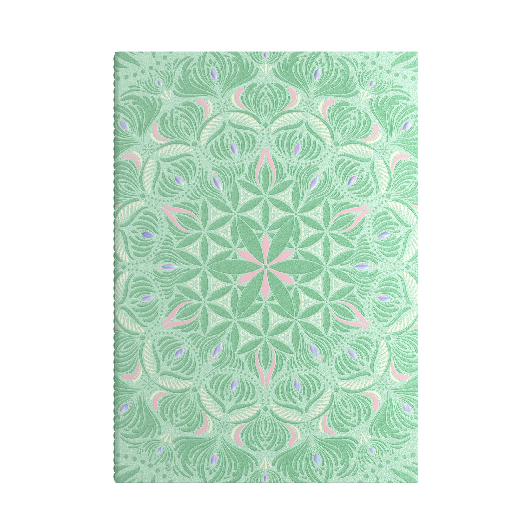 Art Pioneer Notebook, A5, stitched, wide ruled, 64 sheets, green
