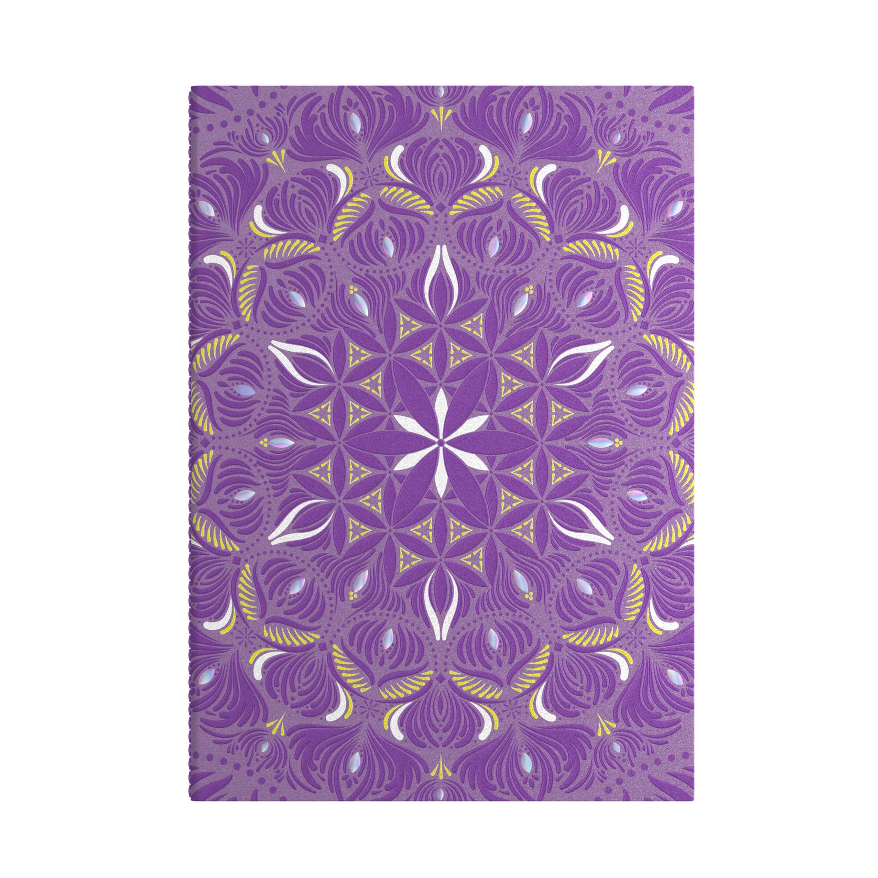 Art Pioneer Notebook, A5, stitched, wide ruled, 64 sheets, purple