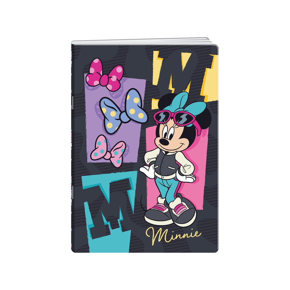 Disney Тетрадка Minnie, A5, големи квадратчета 8 x 8 mm, офсетова хартия, 20 листа
