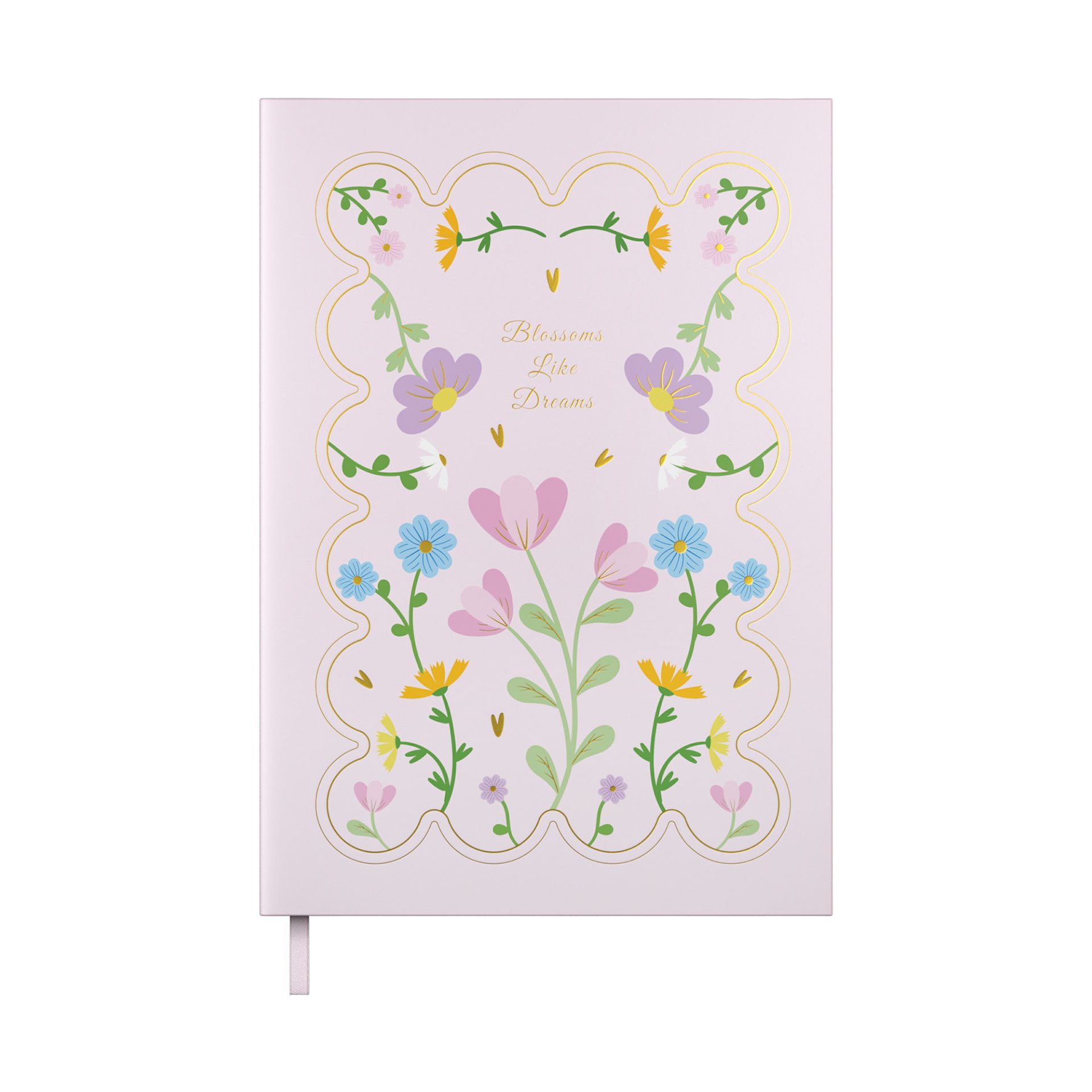 Art Pioneer Notebook, A5, hardcover, 96 sheets, pink