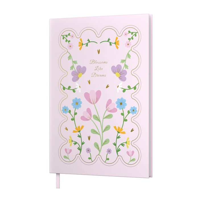 Art Pioneer Тетрадка, A5, твърда корица, 96 листа, розова