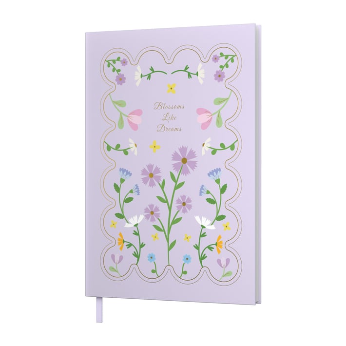 Art Pioneer Тетрадка, A5, твърда корица, 96 листа, лилава