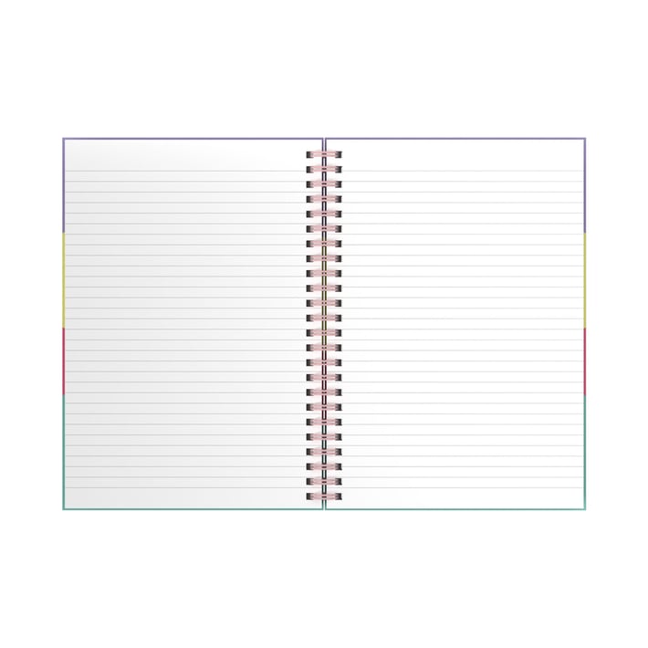 Art Pioneer Тетрадка Rabbit, A5, широки редове, твърда корица, със спирала, 80 листа