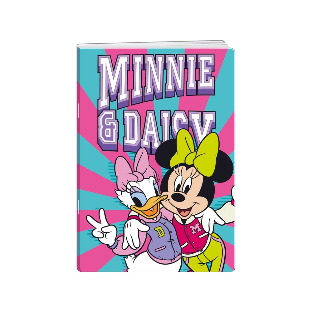 Disney Тетрадка Minnie&Daisy, A5, тесни и широки редове, офсетова хартия, 20 листа