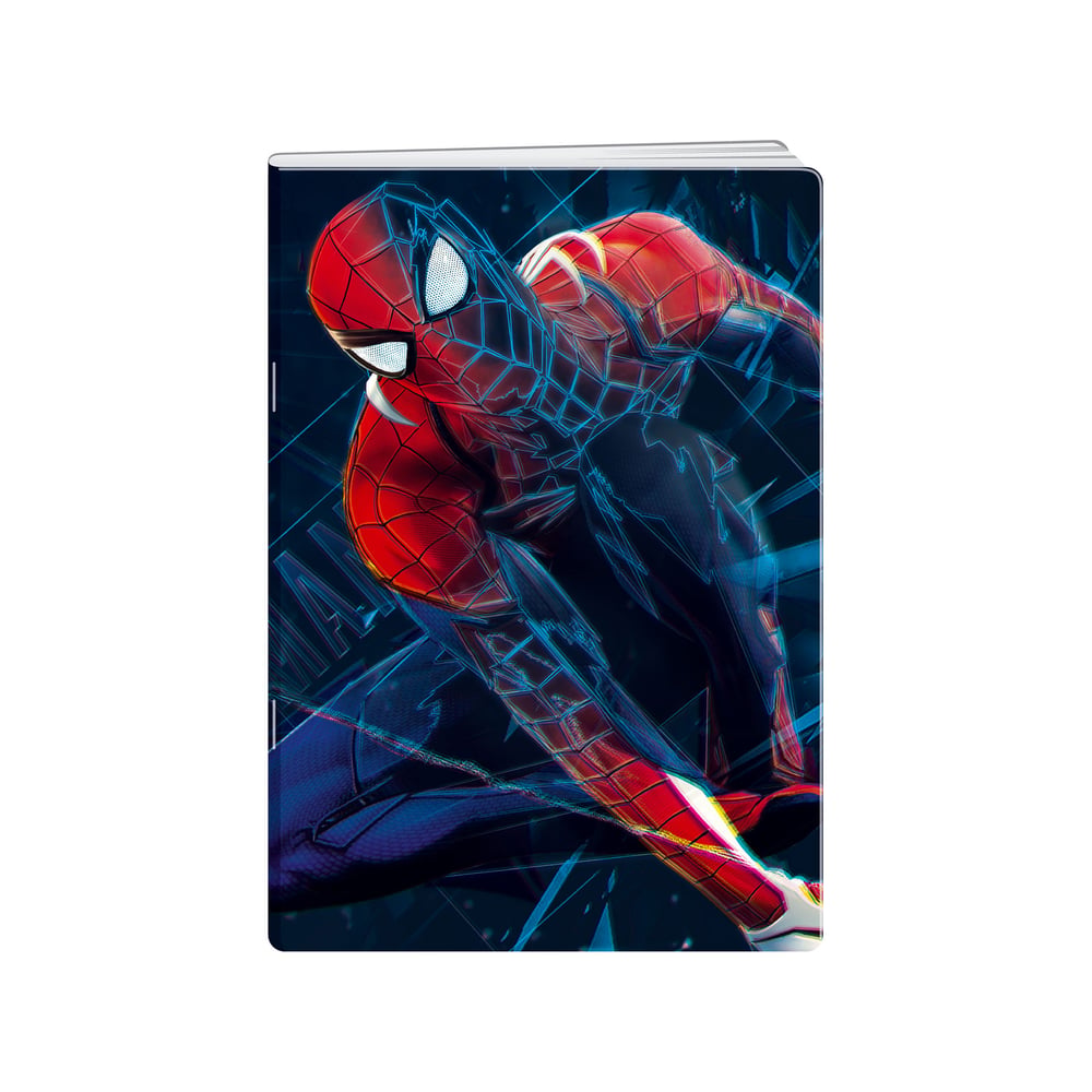 Disney Тетрадка Spiderman Motion, A5, тесни и широки редове, офсетова хартия, 20 листа