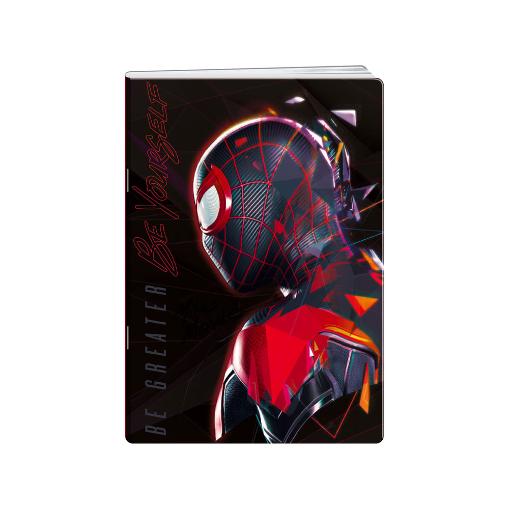 Disney Тетрадка Spiderman Shadow, A5, широки редове, офсетова хартия, 20 листа