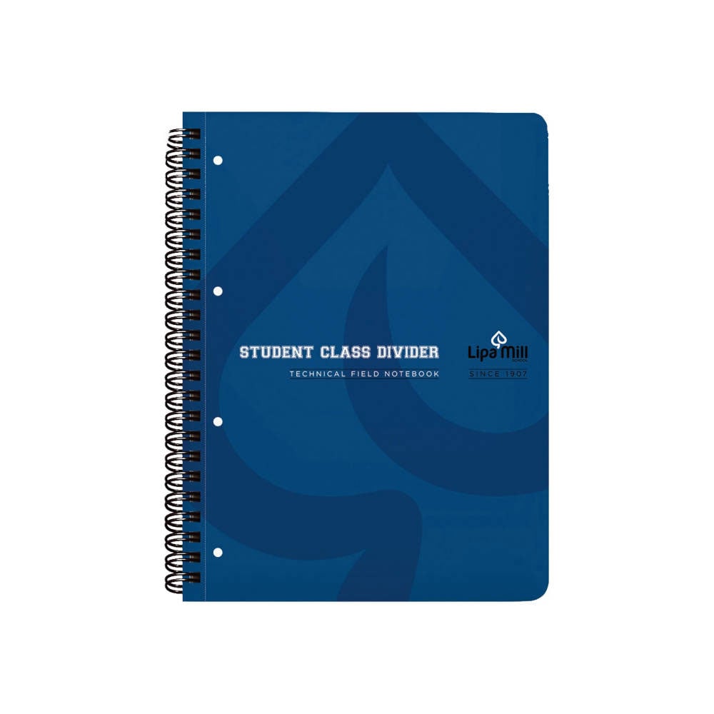 Notebook Sazio Social Spiral Technic, A4, wide ruled, offset paper, spiral-bound, 100 sheets