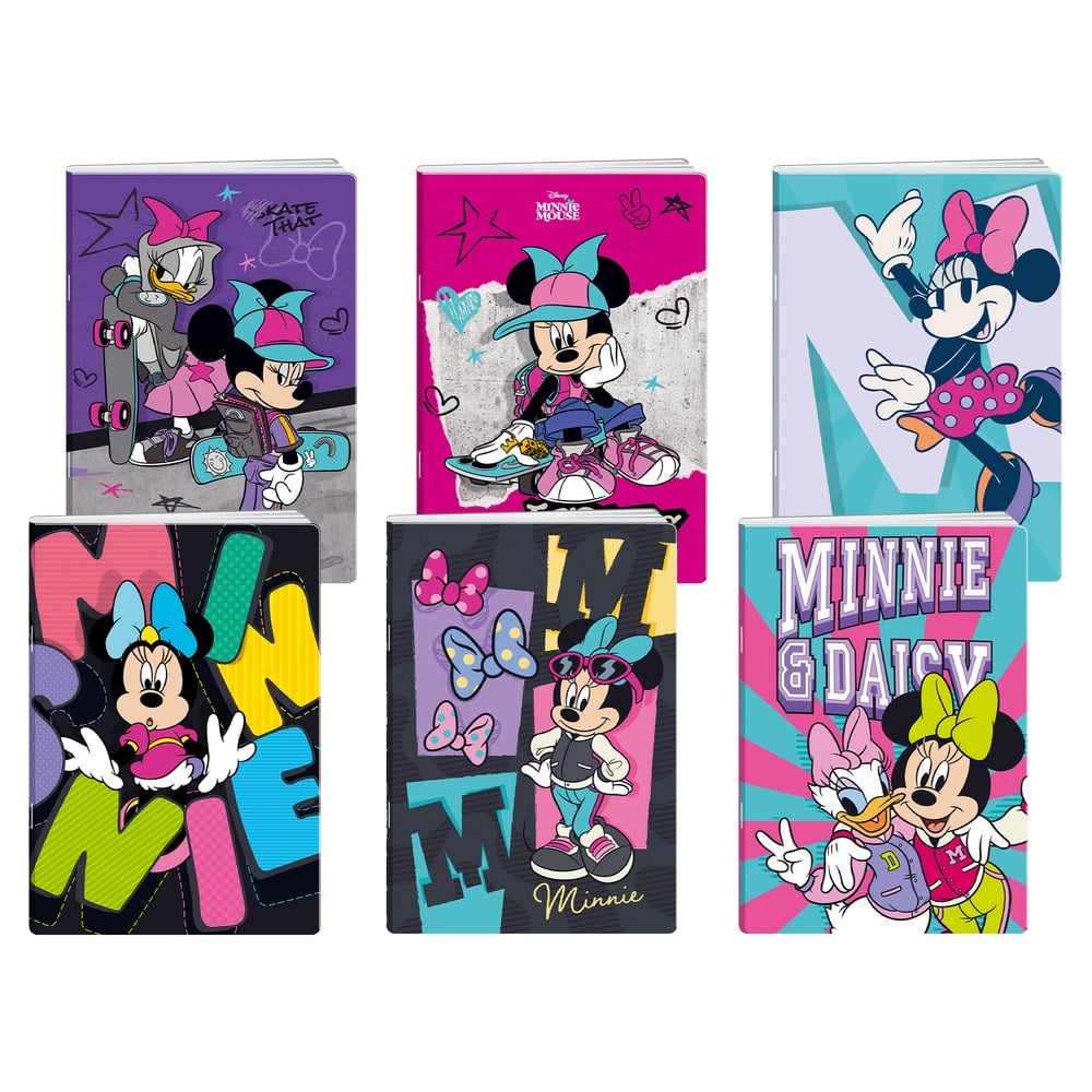 Notebook Best Buy Premium, Minnie Mouse, A4, wide ruled, offset paper, 50 sheets, assorted, 1 piece