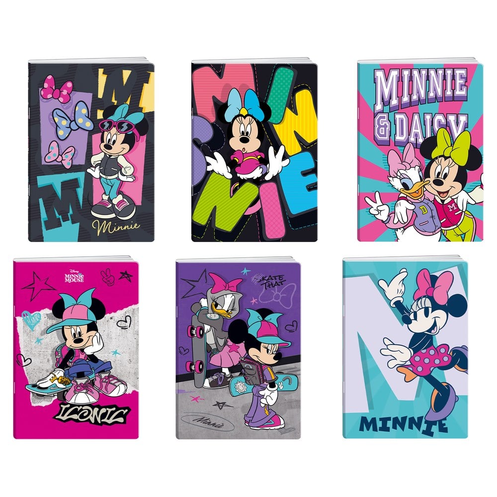 Notebook Best Buy Premium, Minnie Mouse, A5, blank pages, offset paper, 50 sheets, assorted, 1 piece