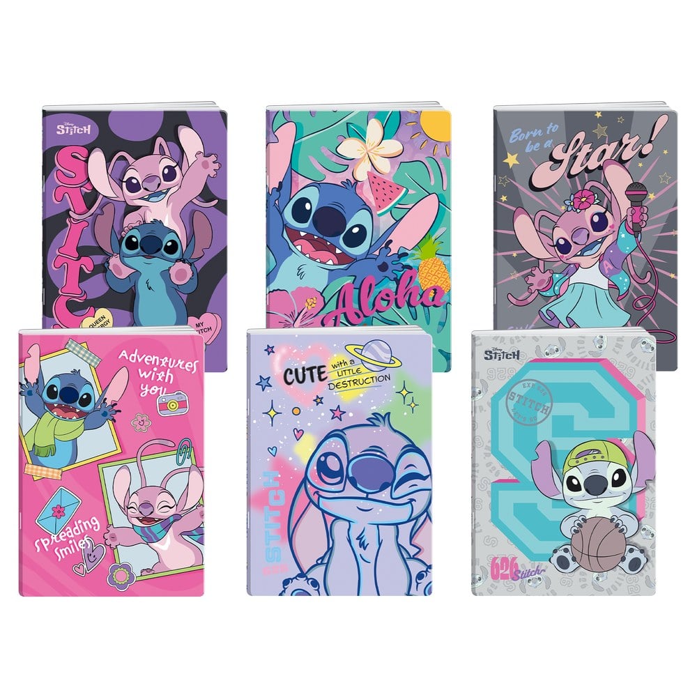 Notebook Best Buy Premium, Stitch, A4, wide ruled, offset paper, 50 sheets, assorted, 1 piece