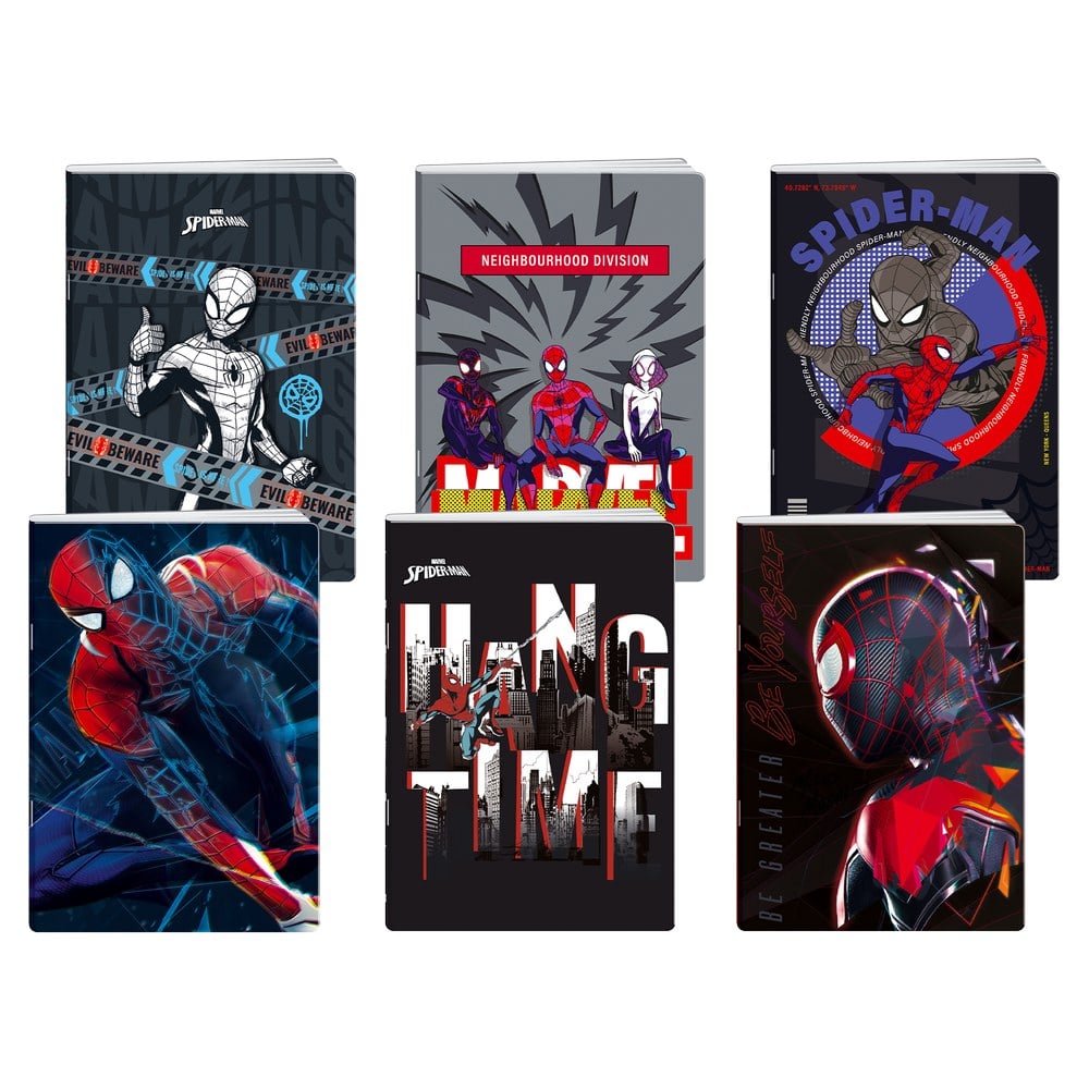 Notebook Best Buy Premium, Spiderman, A4, wide ruled, offset paper, 50 sheets, assorted, 1 piece