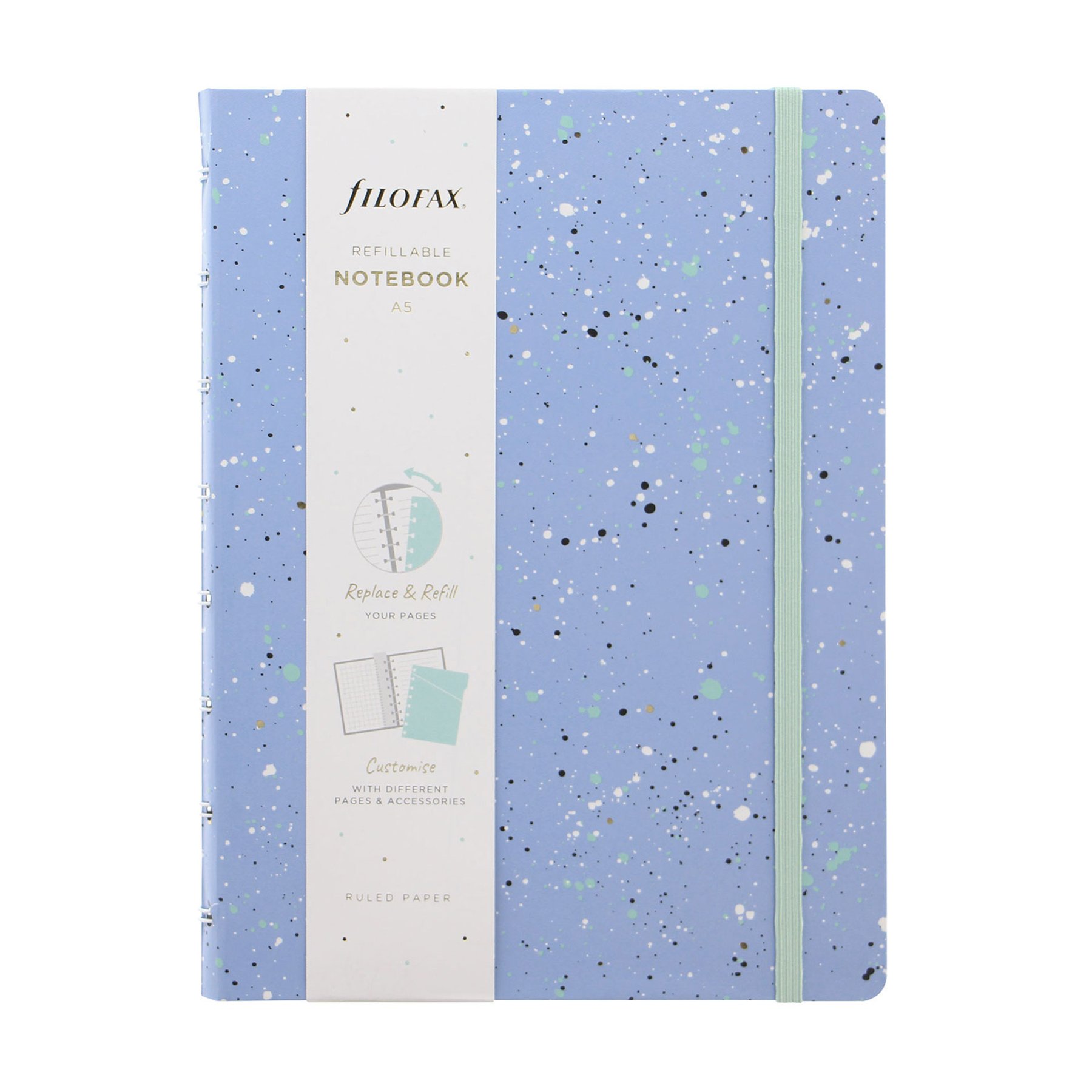 Filofax Notebook Expressions, A5, Light Blue