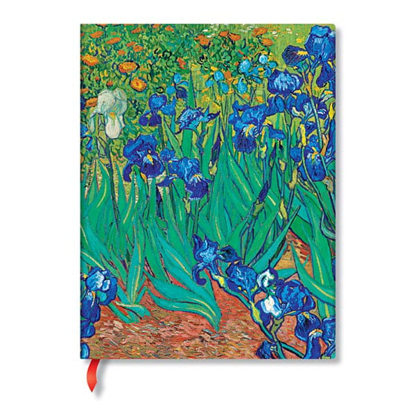 Paperblanks Notebook Van Gogh's Irises, Ultra, hard cover, 72 sheets