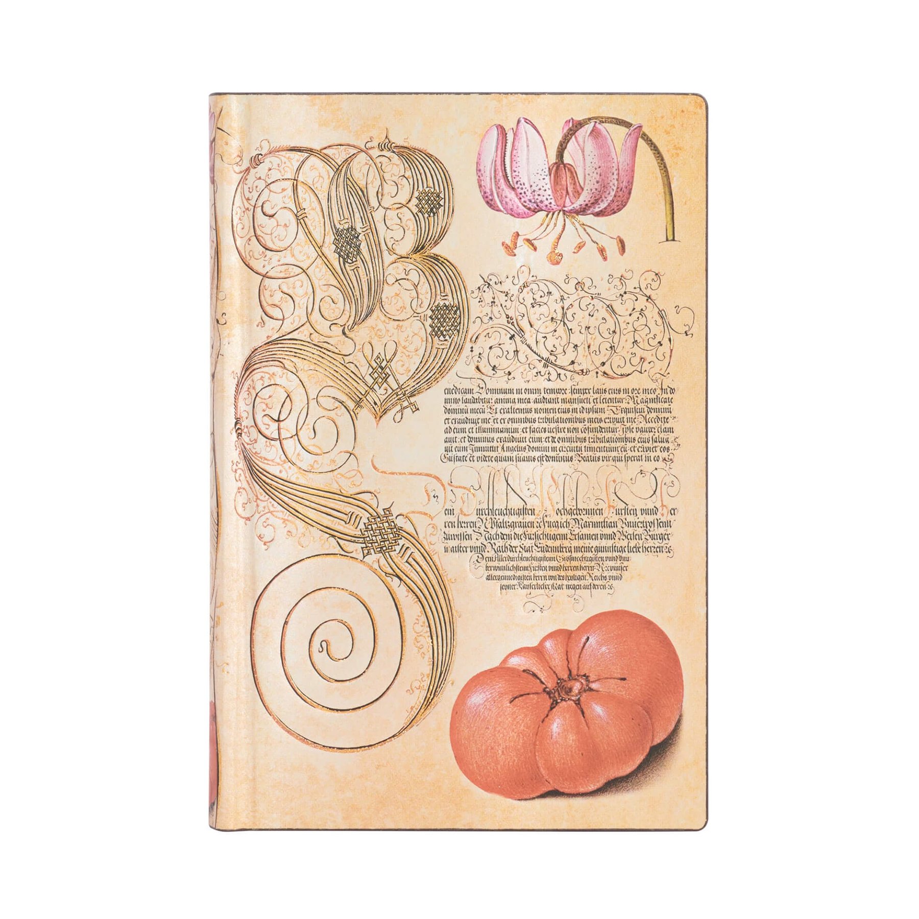 Paperblanks Notebook Lily&Tomato, Mini, wide ruled, soft cover, 104 sheets