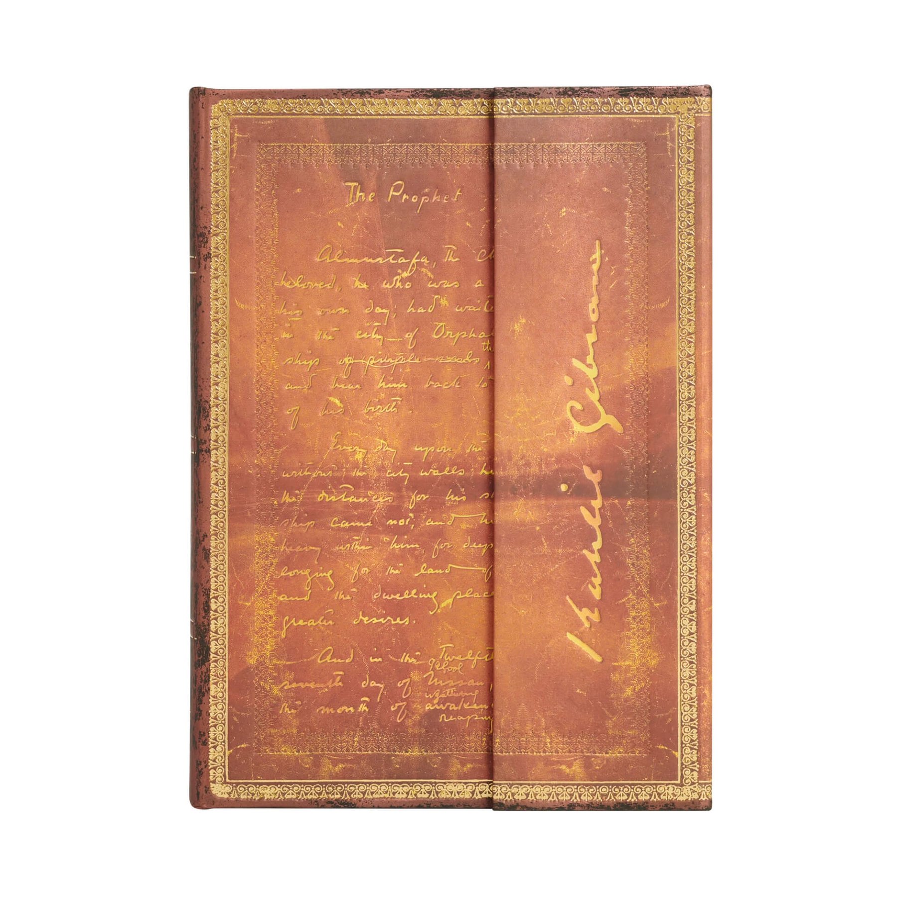 Paperblanks Notebook K. Gibran, Midi, wide ruled, hard cover, 72 sheets