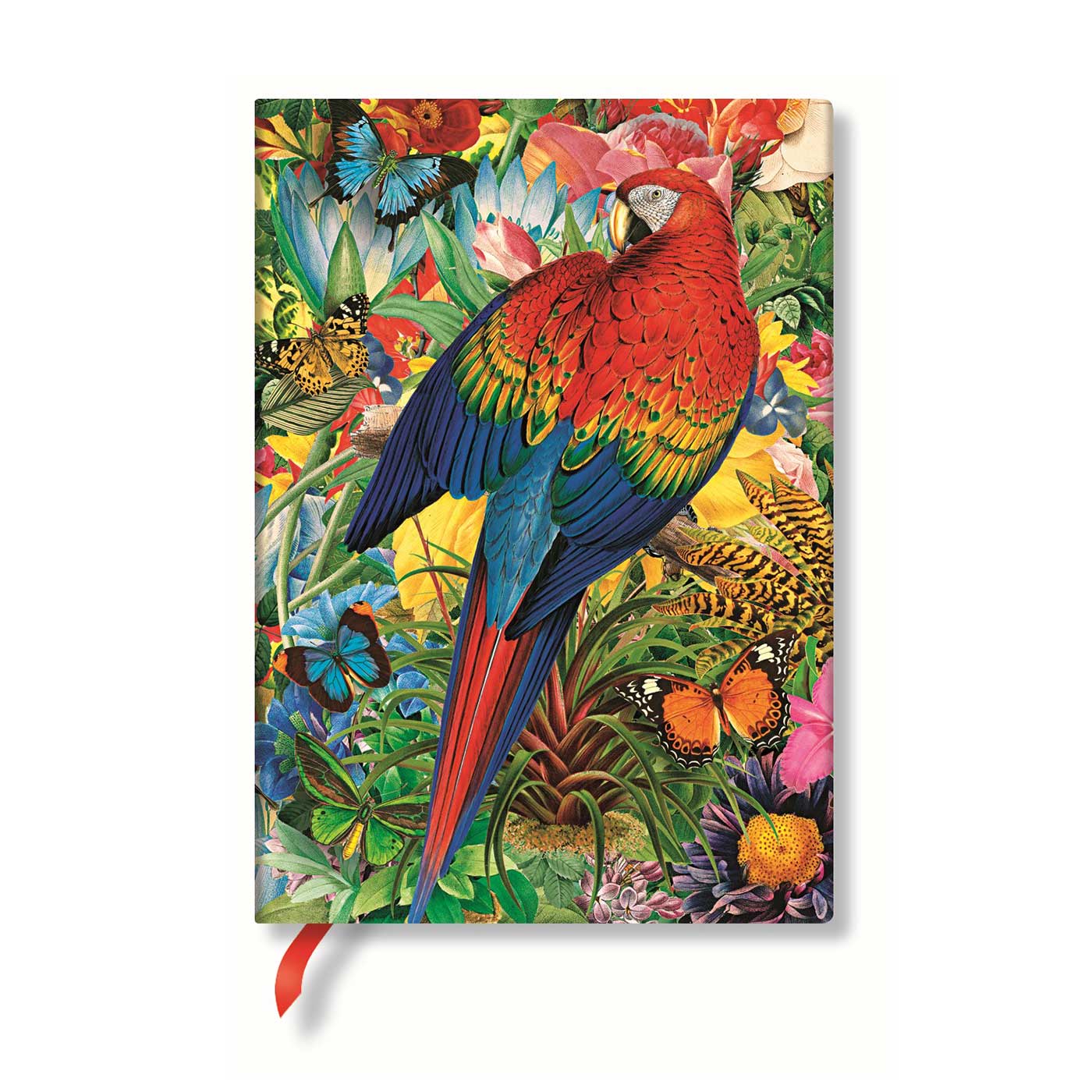 Paperblanks Notebook Tropical Garden, 130 x 180 mm, wide ruled, hardcover, 72 sheets