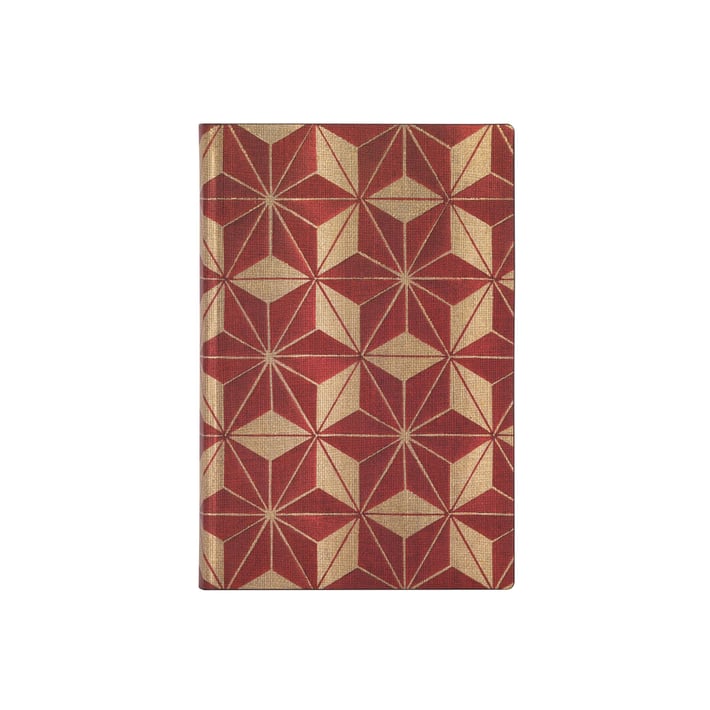 Paperblanks Тефтер Hishi, 95 х 140 mm, широки редове, мека корица, 104 листа