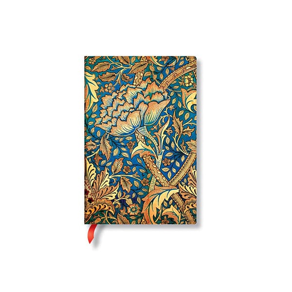 Paperblanks Notebook Morris Windrush, Mini, wide-ruled, soft cover, 104 sheets