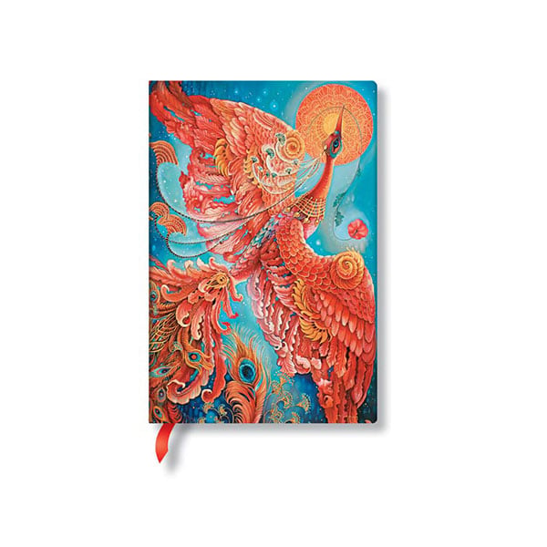Paperblanks Journal Firebird, Mini, wide ruled, soft cover, 104 sheets